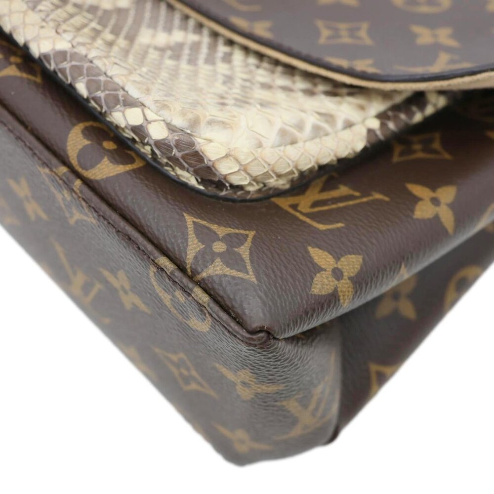 Louis Vuitton Marignan Python Monogram Canvas Sho… - image 7